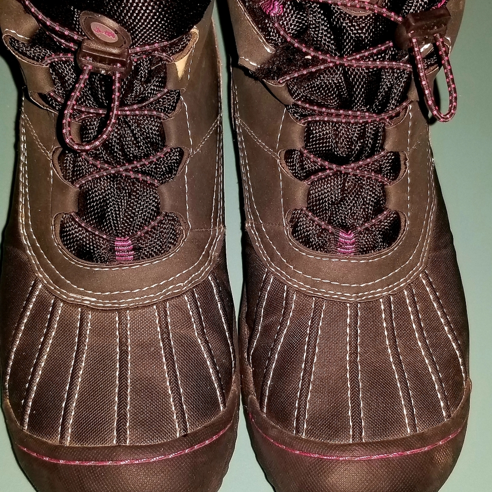 J41 Black Ankle Winter Boots